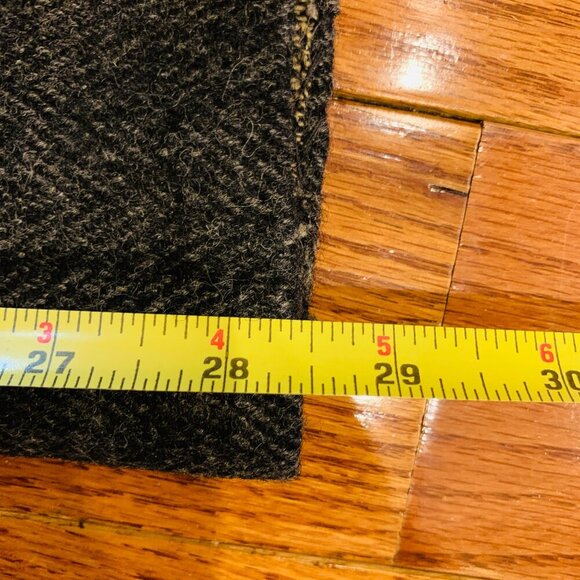 LL Bean Vintage Heavy Tweed Wool Logger Hunting Mackinaw Trousers 36x29 USA Made - Picture 15 of 16